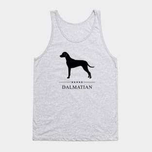 Dalmatian Black Silhouette Tank Top